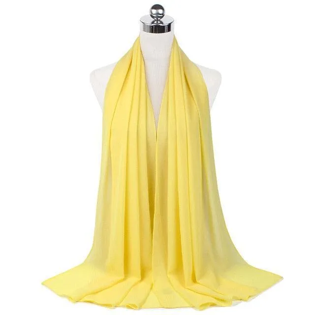 Stylish Premium Chiffon Hijab Scarf for Women