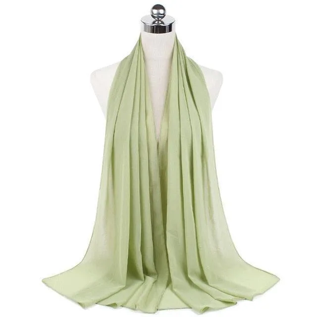 Stylish Premium Chiffon Hijab Scarf for Women