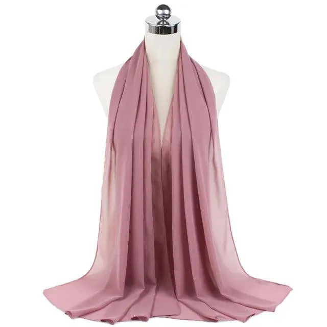 Stylish Premium Chiffon Hijab Scarf for Women