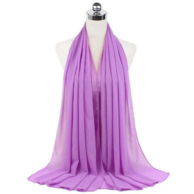 Stylish Premium Chiffon Hijab Scarf for Women