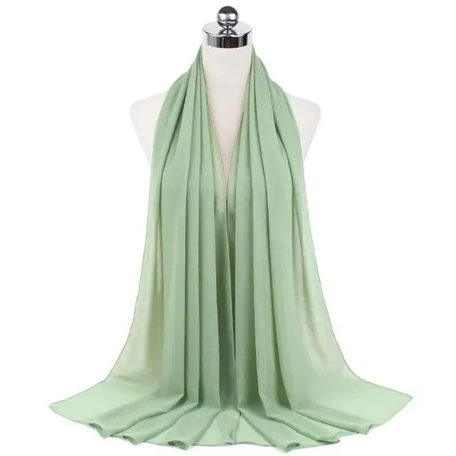 Stylish Premium Chiffon Hijab Scarf for Women
