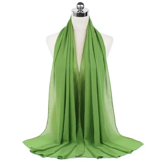 Stylish Premium Chiffon Hijab Scarf for Women