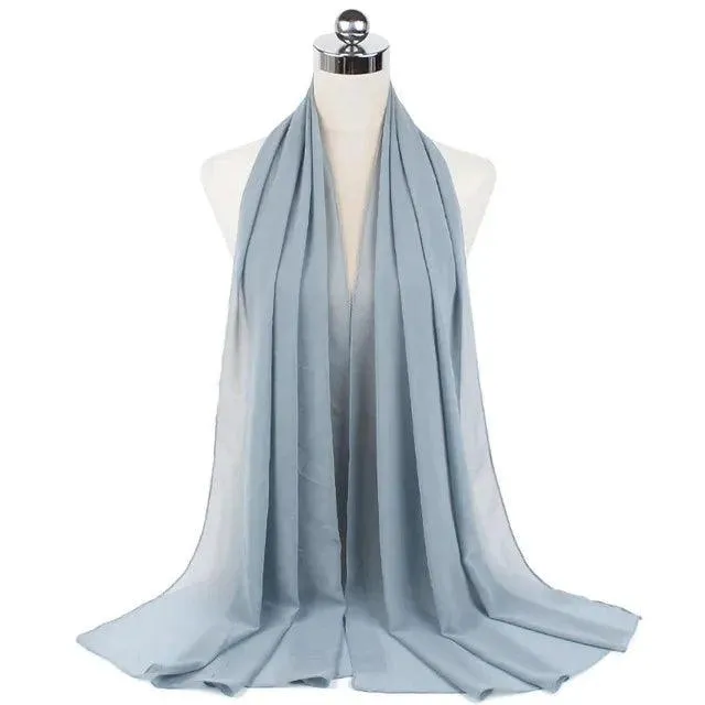 Stylish Premium Chiffon Hijab Scarf for Women