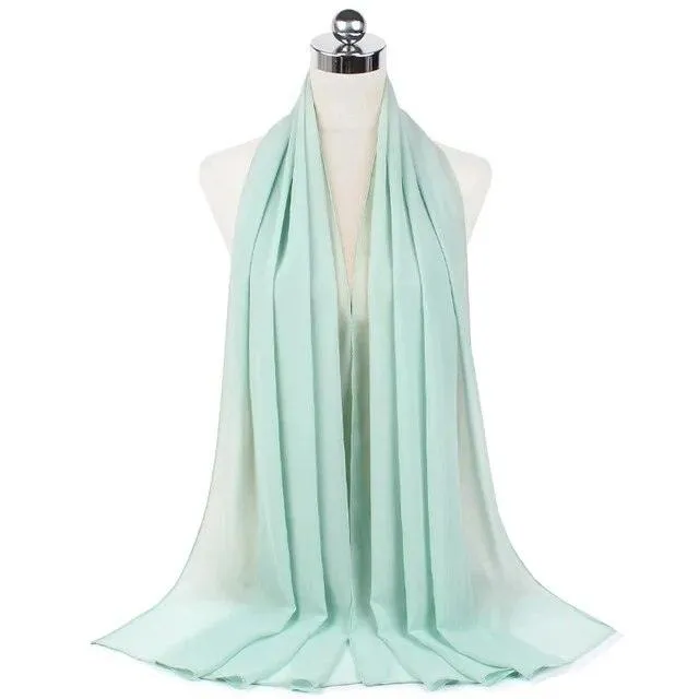 Stylish Premium Chiffon Hijab Scarf for Women