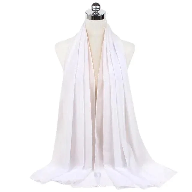 Stylish Premium Chiffon Hijab Scarf for Women