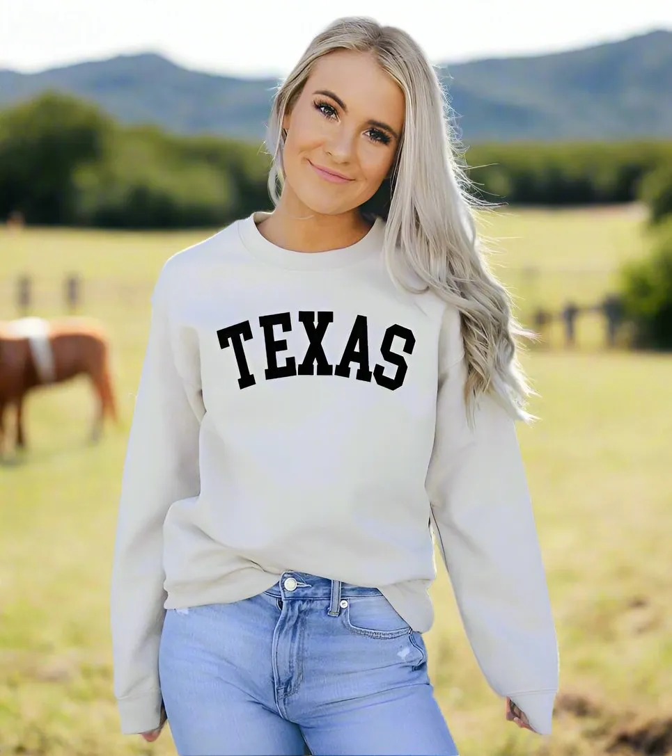 Texas Sweatshirt | Comfortable and Lone Star State Proud