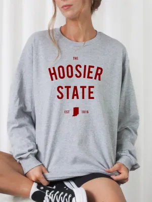 The Hoosier State Indiana Cozy Sweatshirt