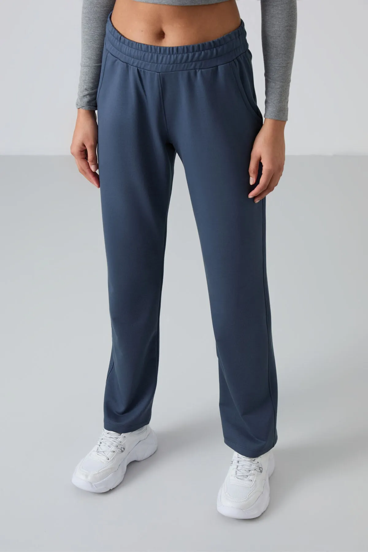 TMY Petrol High Waist Pocket Comfort Fit Classic Leg Women's Sweatpants - 94584 - Cuyahoga Falls