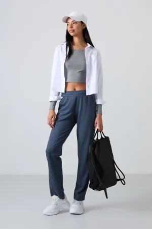 TMY Petrol High Waist Pocket Comfort Fit Classic Leg Women's Sweatpants - 94584 - Cuyahoga Falls