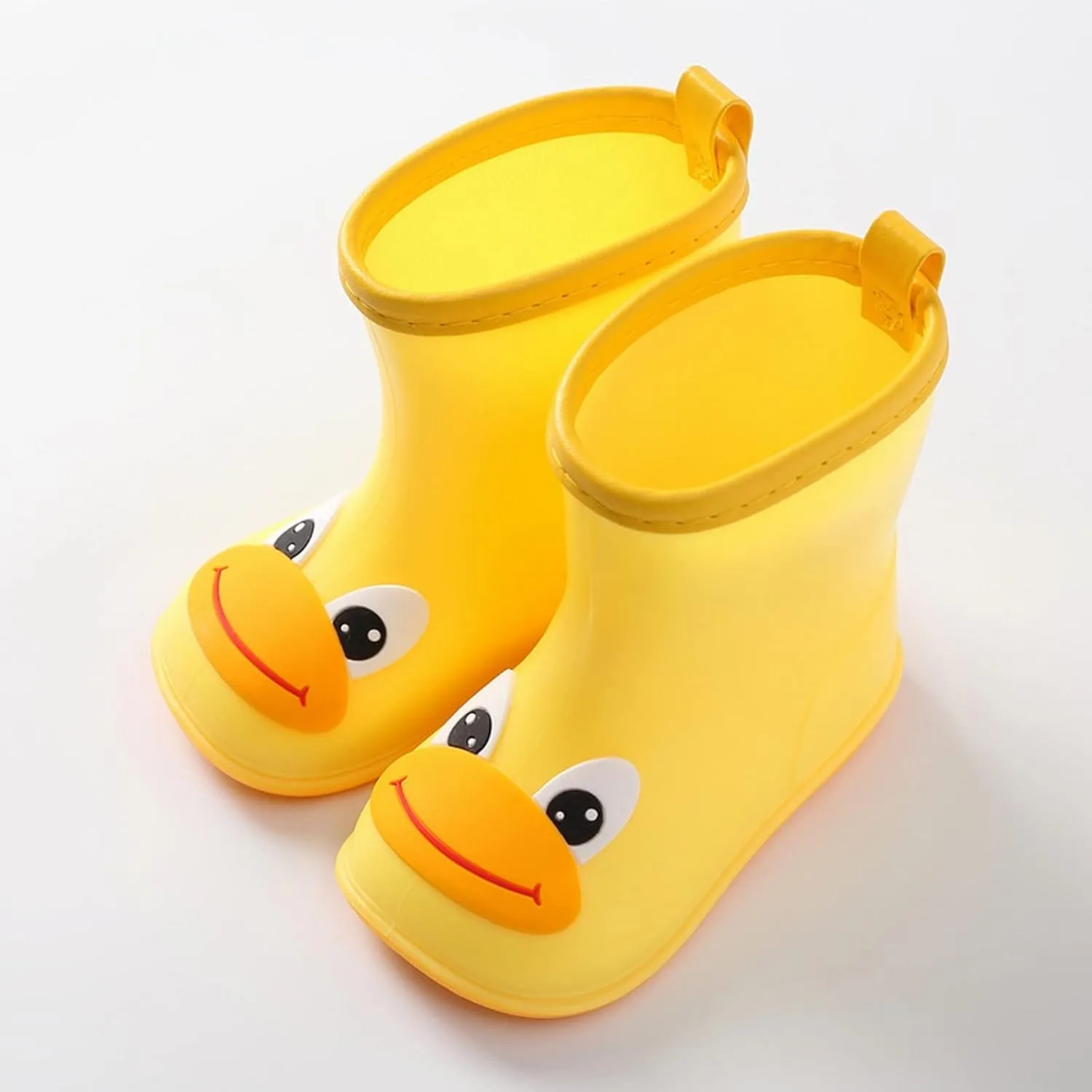 Toddler Rain Boots Duck Cartoon Children Rain Shoes Boys and Girls Water Shoes Baby Waterproof Shoes for Toddler Shoes