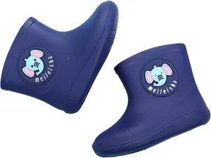 Unisex Child Classic Rain Boots Baby Rain Boots Infant Cartoon Boys Girls Rubber Waterproof Rain Shoes 1-6 Years Old