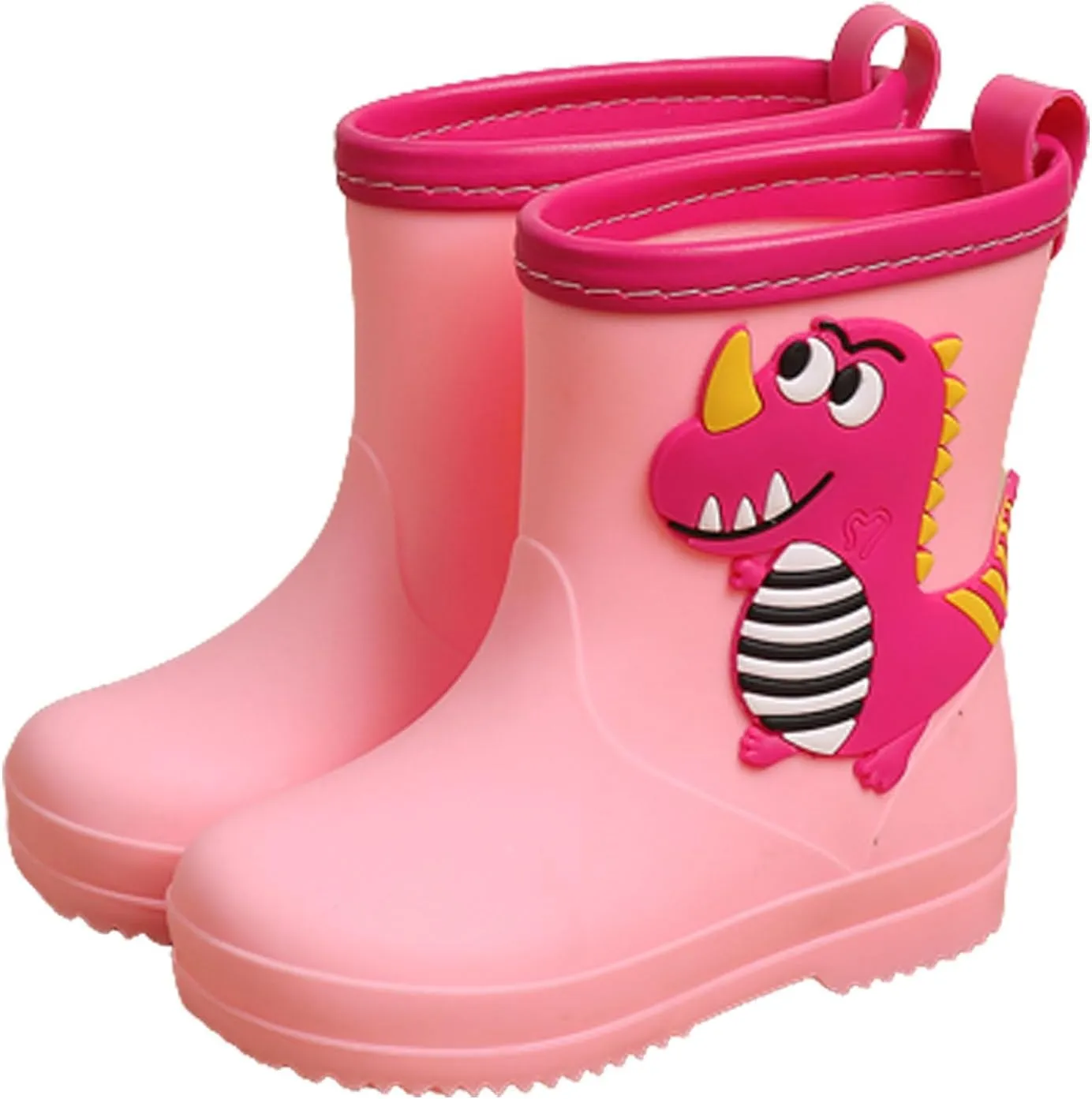 Unisex Kids Rain Boots Waterproof Rubber Kids Rain Boots for Girls and Boys Rubber Rain Boots for Children