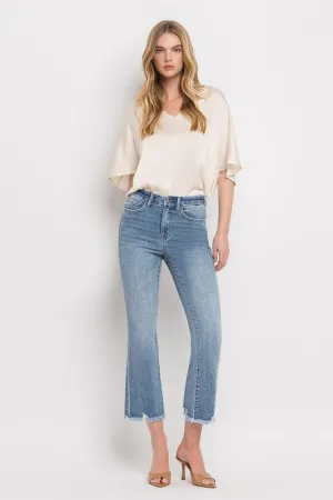 Vervet by Flying Monkey High Rise Crop Flare Jeans