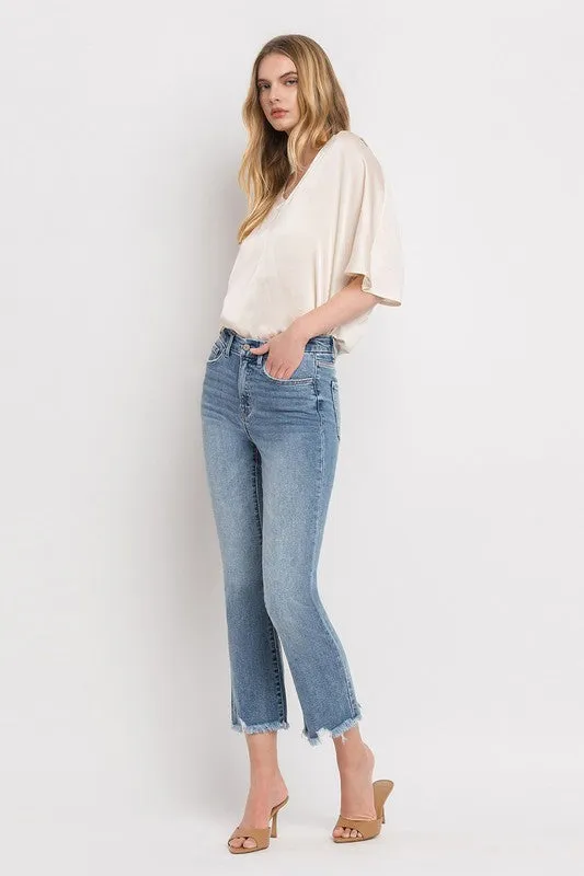 Vervet by Flying Monkey High Rise Crop Flare Jeans