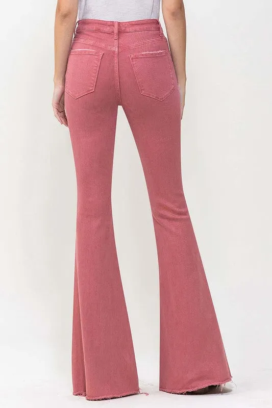 Vervet by Flying Monkey High Rise Super Flare Jeans