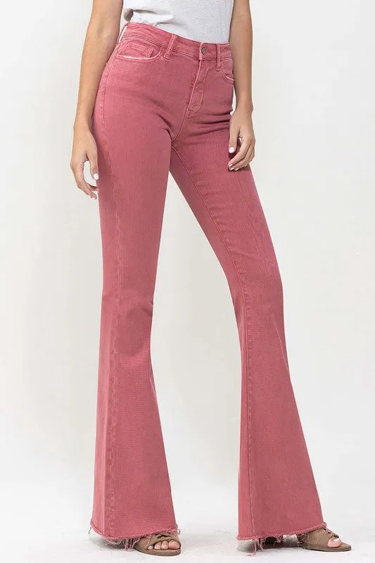 Vervet by Flying Monkey High Rise Super Flare Jeans