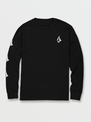 Volcom Iconic Stone L/S Tee-Black