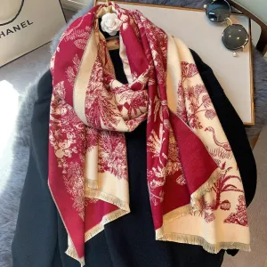 Winter Warm Women Scarf Luxury Double Sided Imitation Cashmere Shawl Wraps Bufanda Female Pashmina Blanket Travel Poncho Stoles