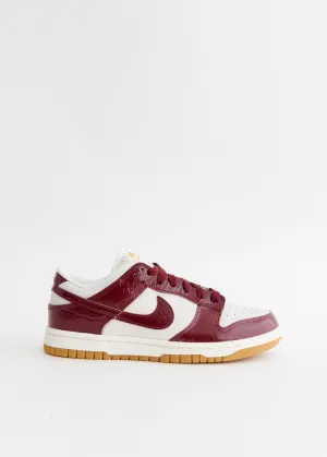 Women's Dunk Low LX 'Dark Team Red' Sneakers