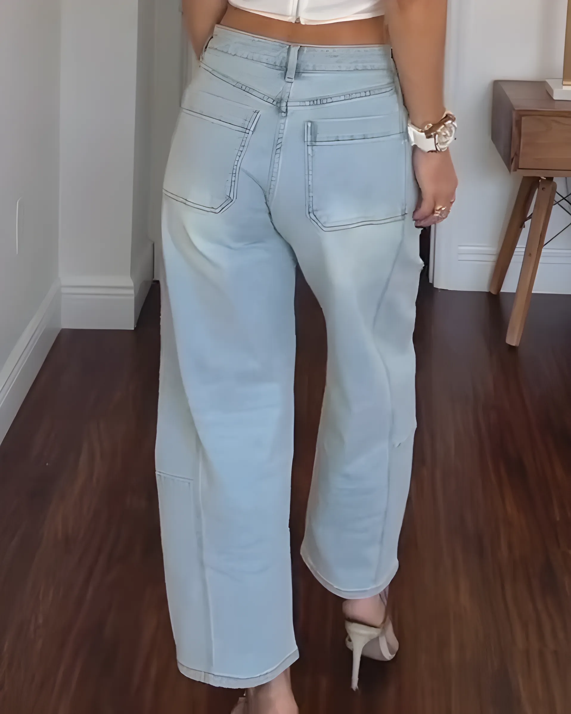 Women's Fashion Slim Loose Harem Jeans