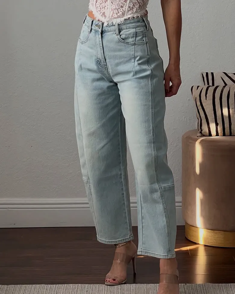 Women's Fashion Slim Loose Harem Jeans