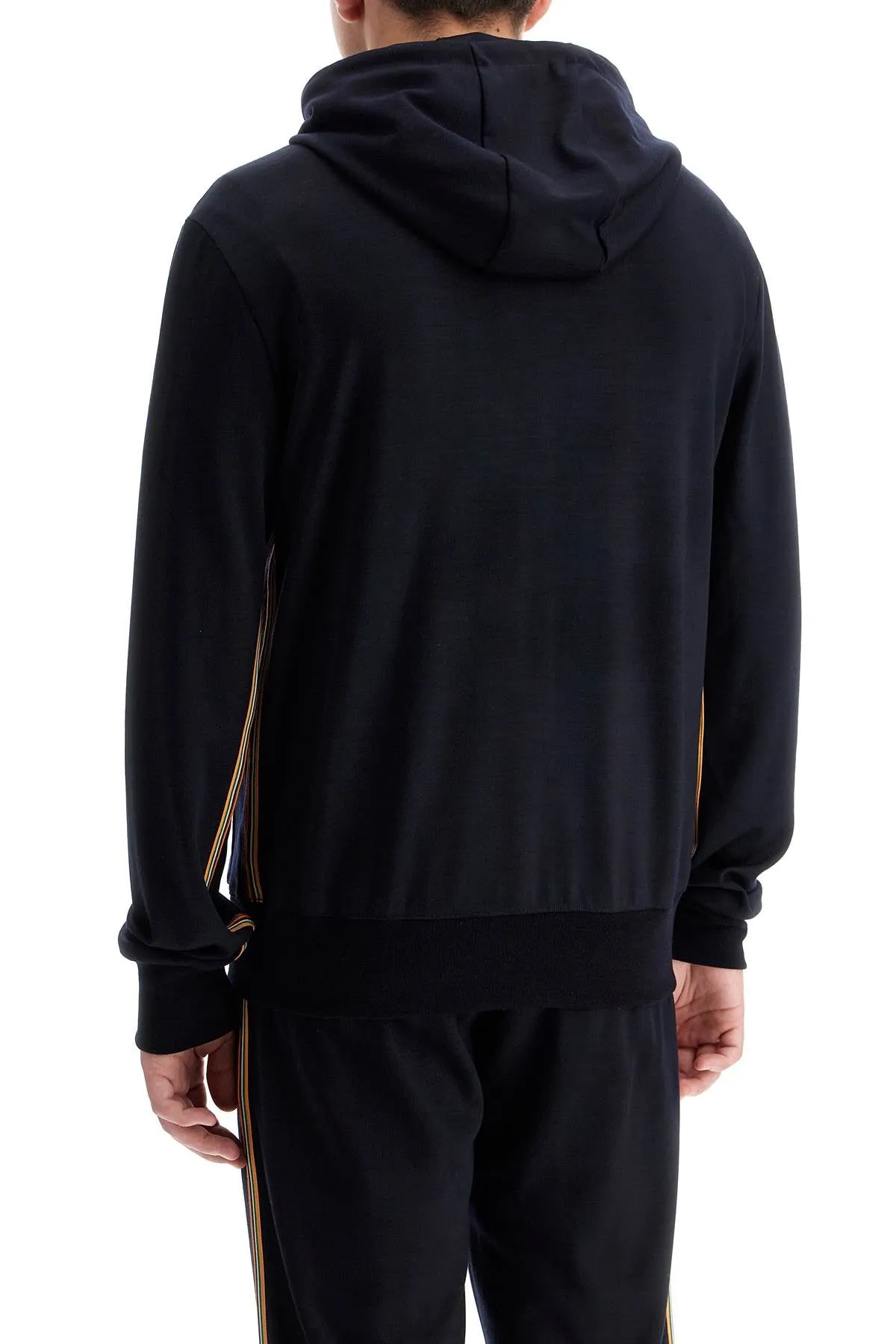 wool jersey zip-up sweatshirt with M1R 300S H00035 NAVY