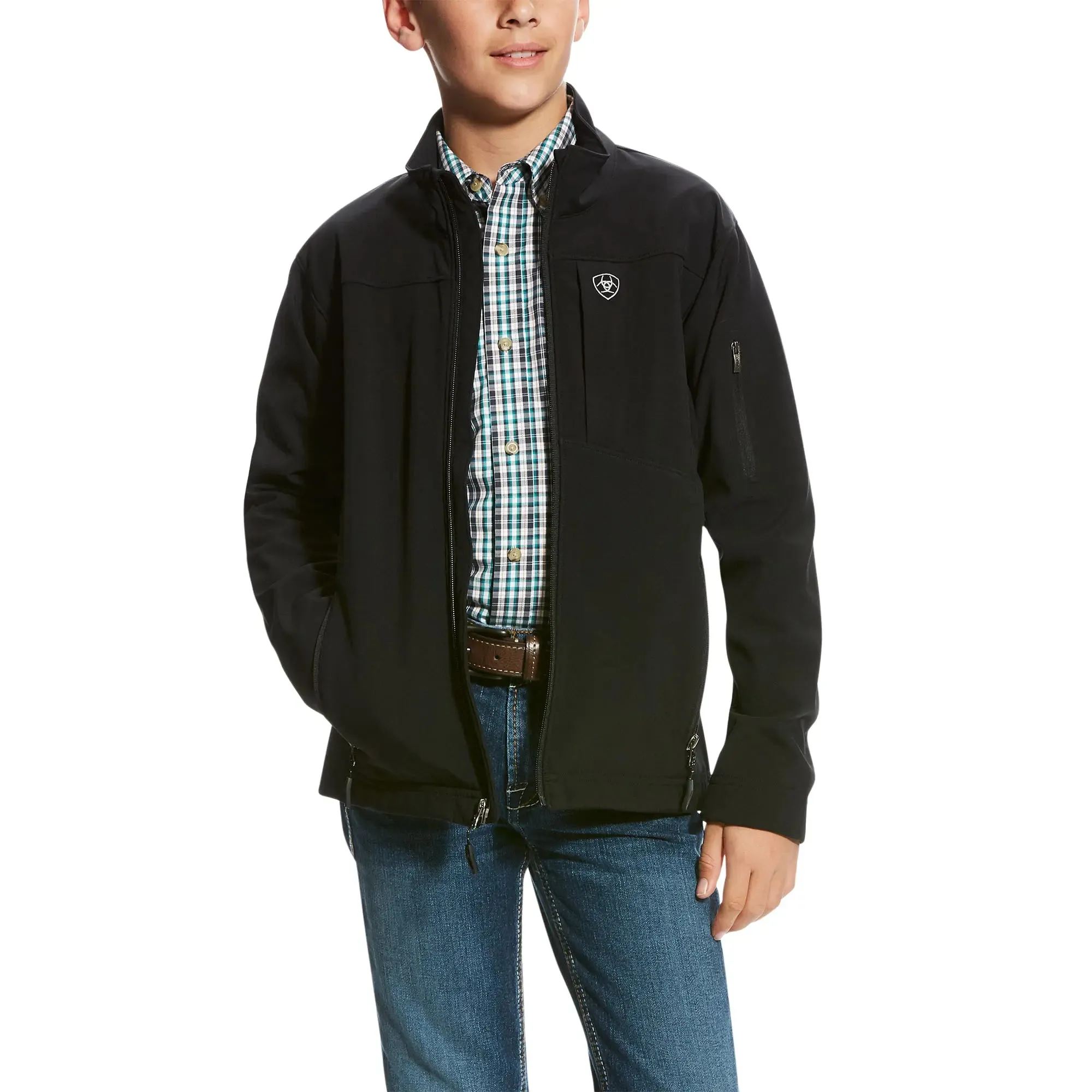 Youth Ariat Vernon 2.0 Softshell Jacket  Weather-Resistant & Performance-Ready