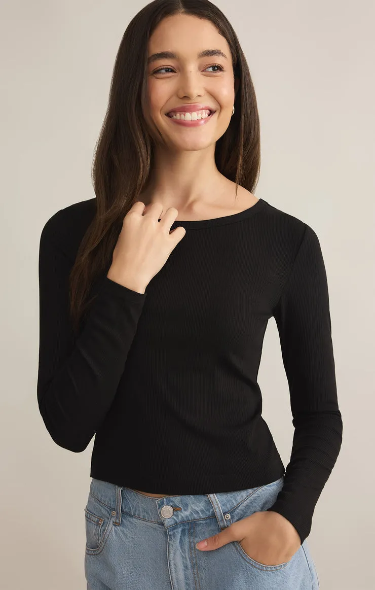 Z SUPPLY Infinity Fitted Long Sleeve Tee