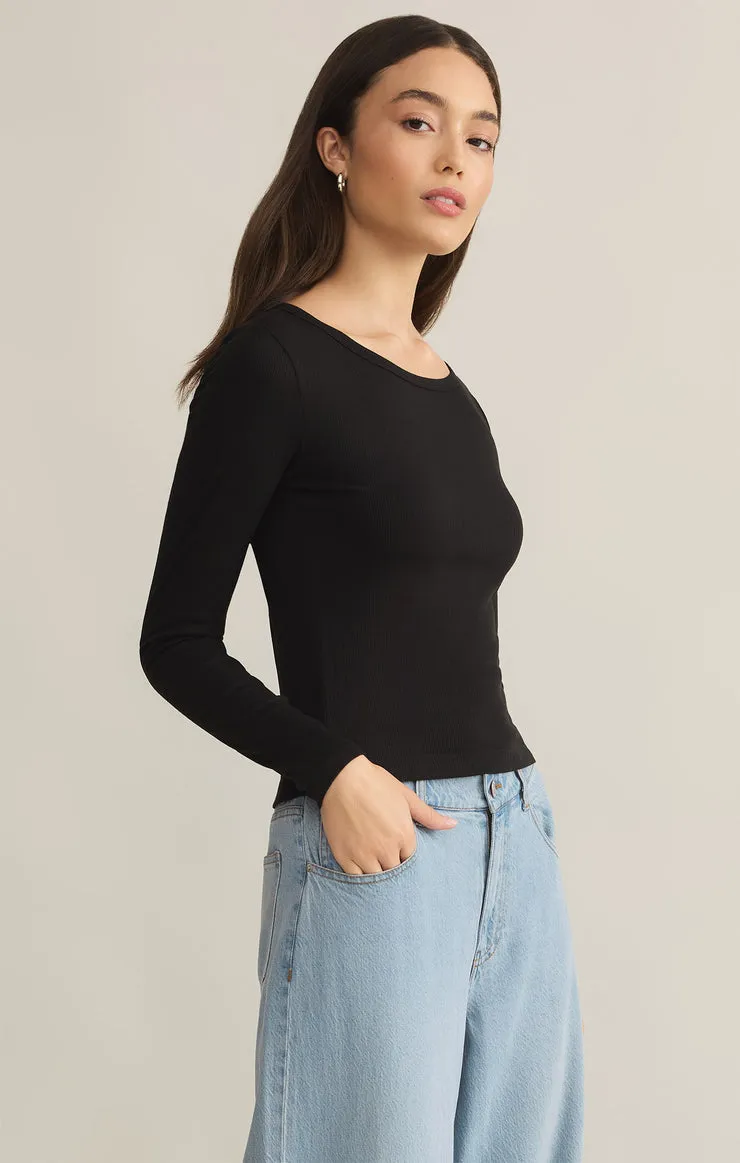 Z SUPPLY Infinity Fitted Long Sleeve Tee