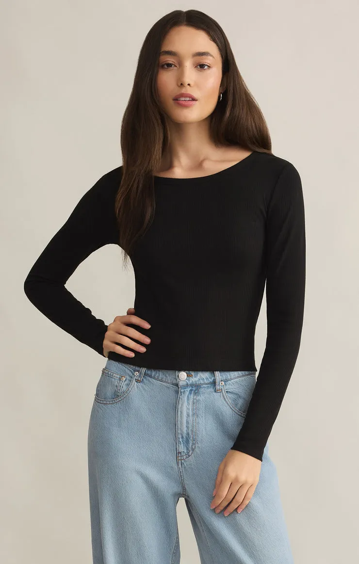 Z SUPPLY Infinity Fitted Long Sleeve Tee